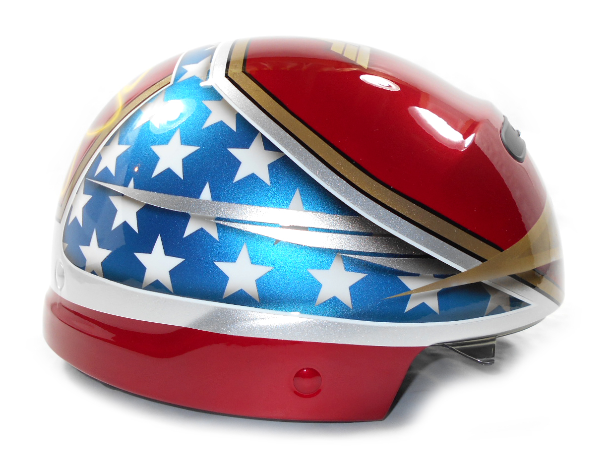 Custom Painted Helmet Gallery - Wonder Woman custom helmet